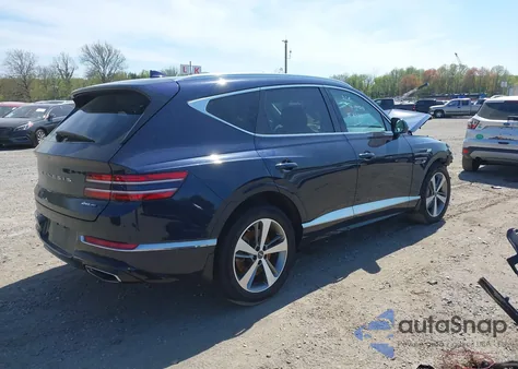2021 Genesis Gv80 3.5T Awd Advanced из США, поврежденный, VIN KMUHCESC7MU066507
